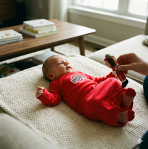 Ohio State Buckeyes Officially Licensed Baby Layette Gown - Red