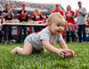 Ohio State Buckeyes Football Jersey Bodysuit - Gray
