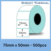 Barcode Labels | Direct Thermal Labels | 75x50x40