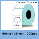 Barcode Labels | Direct Thermal Labels | 60x35x40