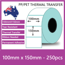 Barcode Labels |Thermal Transfer Polypropylene Labels | 100x150x40 | Microtrade