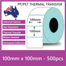 Barcode Labels |Thermal Transfer Polypropylene Labels | 100x100x40 | Microtrade