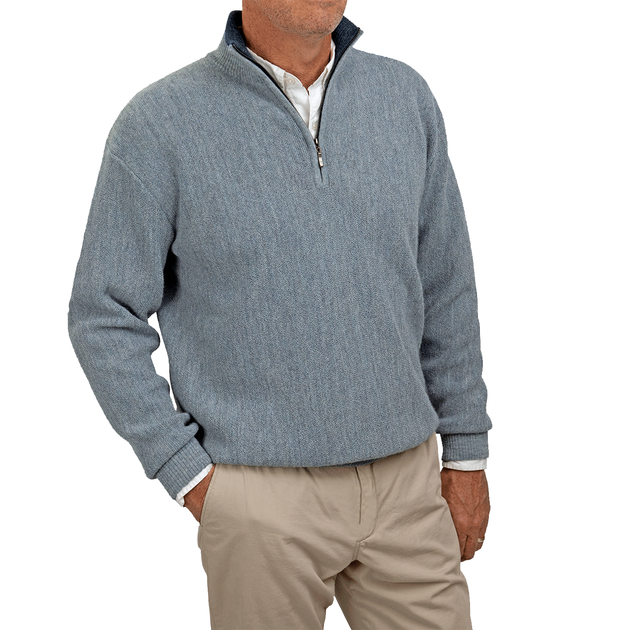 golf half zip sweater