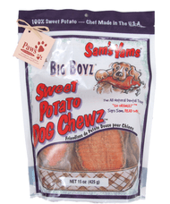 Big Sweet Potato Dog Chews made in USA