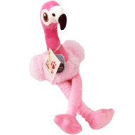 Floppy Leg Pink Flamingo Dog Toy