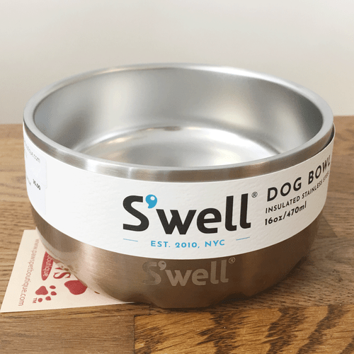 S'well Insulated Pet Bowl in Pyrite