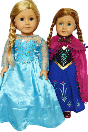 ANNA AND ELSA GOWN - My Brittany's