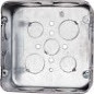 4 11/16" Metal Square Box #558