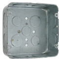 SQ4116   4 11/16" Metal Square Box