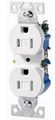 15A Cooper Tamper Resistant Duplex Receptacle #TR270W