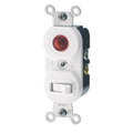 15A Single Pole Combination Toggle/Pilot #5226-W