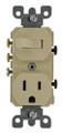 5245-I 15A Combination 3-Way Switch &  Receptacle