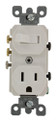 5245-W 15A Combination 3-Way Switch &  Receptacle