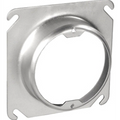 4" Square to Round Plaster Ring 1/2" Raised TP756