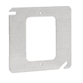 4" Metal Square 1 Device Flat Plaster Ring Cover  #TP480