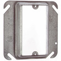 #TP482 4"  Square 1-Gang 1/4" Raised Plaster Ring