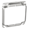4" Square 2-Gang  1" Raised Plaster Ring #TP502