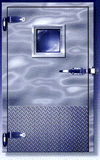 42 X 78 Walk In Cooler Door With Ss Finish Replacement Walk In