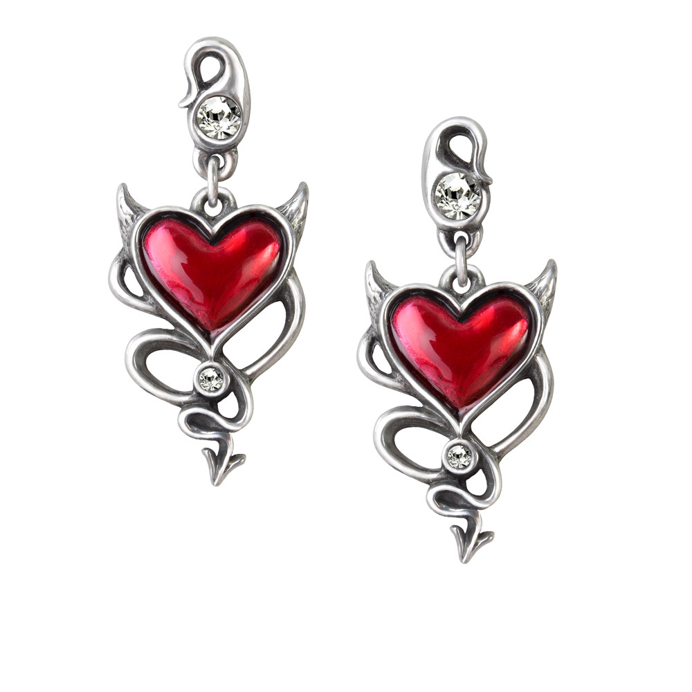 ulfe22 devil heart earrings