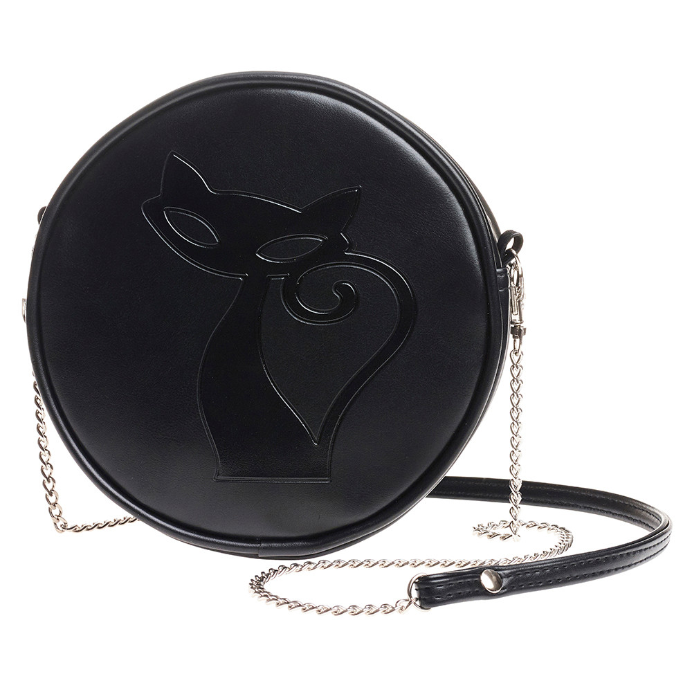 round black purse