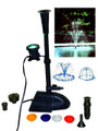 Combo Submersible WaterFall Pond Pump With Light