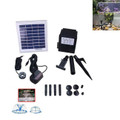 3W Solar Powered Water Fountain Pump Battery LED Timer