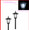 Black With Ground Stake