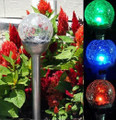 Stainless Steel, color changing between Green, Blue, and Red LED