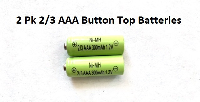 2 aaa batteries