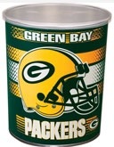 1 Gallon Green Bay Packers Popcorn Tin 1 Gallon Green Bay Packers Popcorn Tin