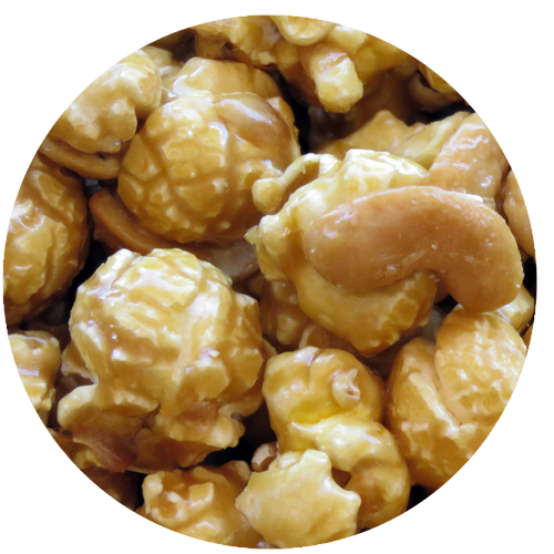 Caramel Cashew specialty popcorn