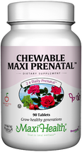 Maxi Health - Chewable Maxi Prenatal - Cherry Flavor - 90 Chewies - DoctorVicks.com