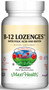 Maxi Health - B-12 Lozenges With Folic Acid & Biotin - as Cyanocobalamin - Strawberry Flavor - 90/180/360 Lozenges - DoctorVicks.com