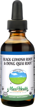 Maxi Health - Black Cohosh Root & Dong Quai Root - Women's Formula - 1 fl oz - New - DoctorVicks.com
