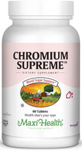 Maxi Health - Chromium Supreme 200 mcg - 60/120 Tablets - DoctorVicks.com