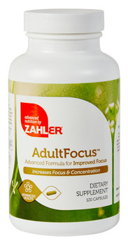 Zahler's - AdultFocus - Improved Focus Formula - 120 Capsules - DoctorVicks.com