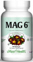 Maxi Health - Mag 6 - Magnesium & B6 - 60/120 MaxiCaps - DoctorVicks.com
