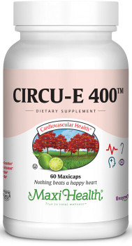 Maxi Health - Circu-E 400 IU - Vitamin E - 60/90 MaxiCaps - DoctorVicks.com