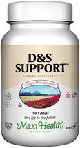 Maxi Health - D&S Support - Appetite & Blood Sugar Control - 180 Tablets - DoctorVicks.com