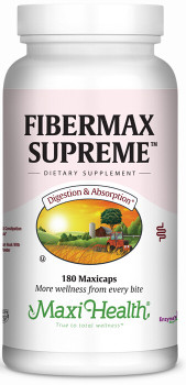 Maxi Health - Fibermax Supreme - Constipation Formula - 180 MaxiCaps - DoctorVicks.com