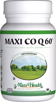 Maxi Health - Maxi Co Q 60 mg - 60 MaxiCaps - DoctorVicks.com
