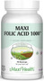 Maxi Health - Maxi Folic Acid 1000 mcg - 90 MaxiCaps - DoctorVicks.com