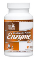 Nutri Supreme - Enzyme Plus - Digestive Formula - 90 Capsules - Front - DoctorVicks.com