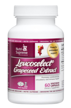 Nutri Supreme - Leucoselect Grapeseed Extract 150 mg - 60 Capsules - Front - DoctorVicks.com