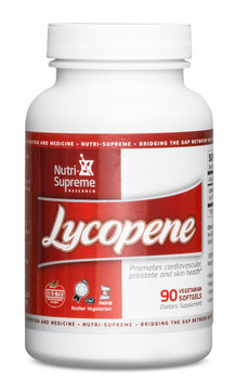 Nutri Supreme - Lycopene 15 mg - 90 Softgels - Front - DoctorVicks.com