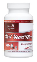 Nutri Supreme - Red Yeast Rice with CoQ10 - 120 Capsules - Front - DoctorVicks.com