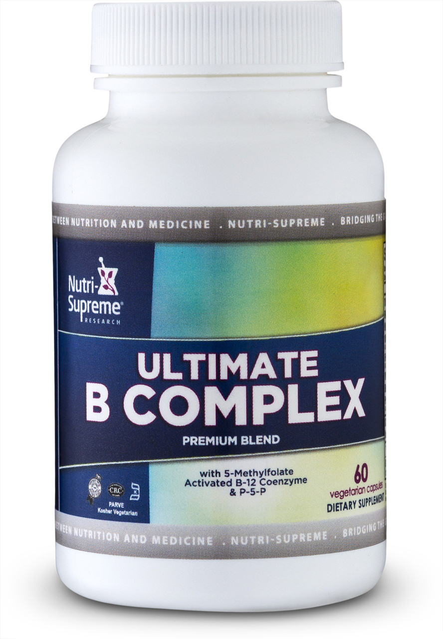 Nutri Supreme: Ultimate B Complex - 60 Capsules - DoctorVicks.com