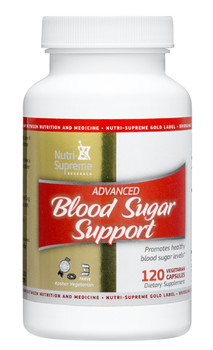 Nutri Supreme - Advanced Blood Sugar Support - 120 Capsules - Front - DoctorVicks.com
