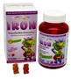 Vitamin Friends - Iron as Ferrous Fumarate 15 mg - Strawberry Flavor - 60 Gummy Bears - DoctorVicks.com