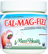 Maxi Health - Cal-Mag-Fizz - Calcium, Magnesium & D3 - Berry Flavor - 13.75 oz Powder - DoctorVicks.com